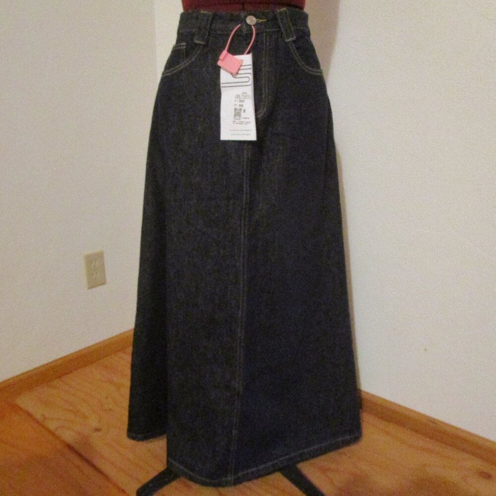 A-Line Jean Skirt, Size Medium